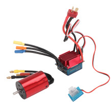 4500KV Brushless Motor ESC Kit 35A Red for 1/14 & 1/16 RC Cars