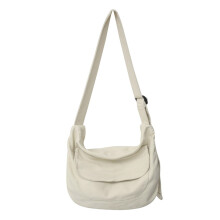 Sac à bandoulière de grande capacité pour femmes et-Beige