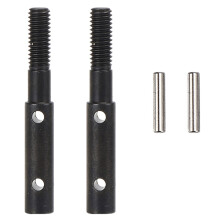 Strong And Durability Upgrade Axle for RC Car Wear Resistant Black Oxide Coated Hard Steel Shaft with Direct Replacement Design for 1/10 Scale