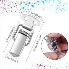 High-Quality Materials, Spring Loaded Toggle Latch: Secure Your Possessions With 304 Stainless Steel Spring Locks, Perfect For Cabinets And Tool