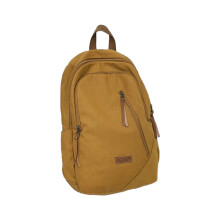 Schoolrugzak met grote capaciteit Canvas College Laptop-Khaki