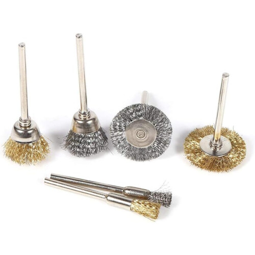 Σετ συρμάτινων βουρτσών επαγγελματικής ποιότητας, κατάλληλο για Dremel και άλλα 1