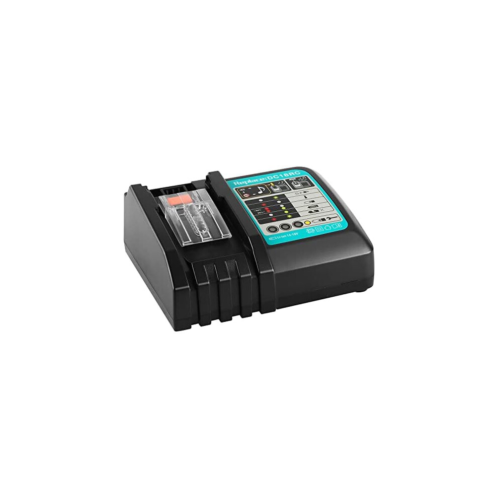 Efficient Battery Charger For Makita Tools, 14.4V-18V Universal Voltage Input, Smart Charging Management & Built-In Circuit Protection Ensuring 9433291779736