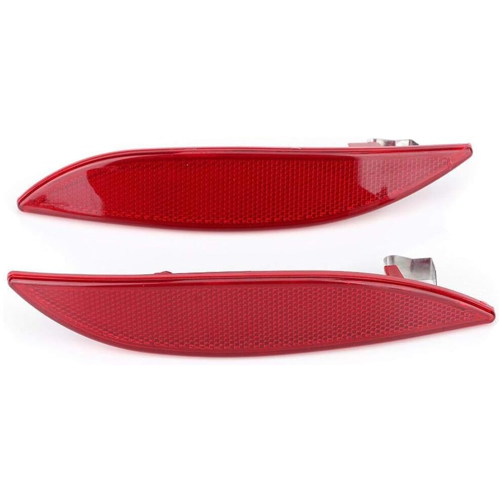 Rear Bumper Reflector For Megane Mk3 2008-2013, Elegant Streamline Design Easy Install Taillight Assemblies, Strong Reflection Enhances Visibility 9340258617294
