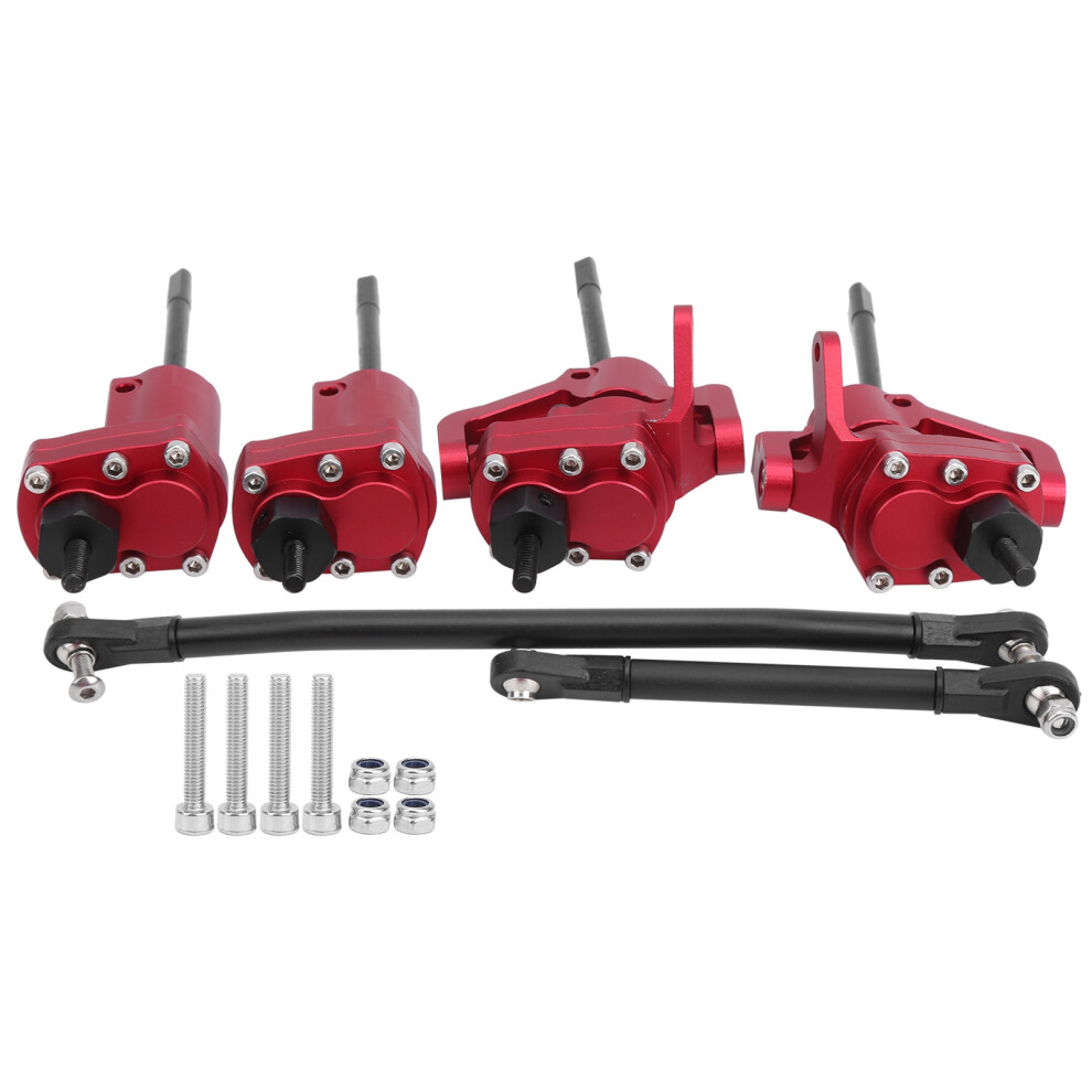 Rc Crawler Portal Axle With Cnc Machined Billet Aluminum Housing And Hardened Steel Gears For Axial Scx10 Ii Deadbolt 90046 90047 Improved Durability 9301476012476