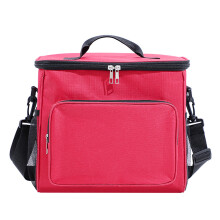 Geïsoleerde lunchbox Herbruikbare lekvrije Bento-tas voor-Rood