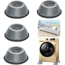Eenvoudige en snelle installatie: antivibratiepads met antislip schokdemping voor wasmachine en droger.