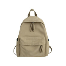 Mode nylon schooltas boekentas Casual reislaptoprugzak-Khaki