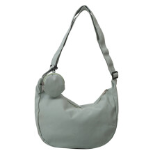 Dumpling Bag Crossbody Bag Canvas Bags Large Capacity-Green
