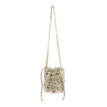 Casual tas met trekkoord Dames schoudertassen Lady-Beige