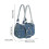 Retro Denims Tote Bag Versatile Underarm Bag Combines 3