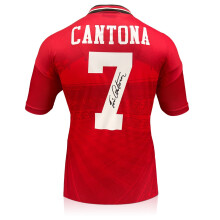 Eric Cantona Signed Original Manchester United 1994-96 Home Football Shirt