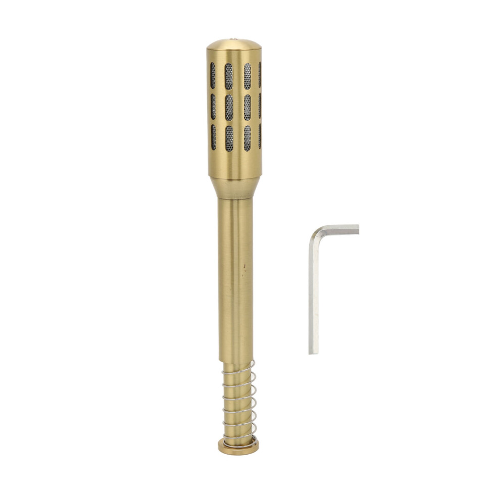 Easy to Use Moxa Healing Tool Pure Copper Handheld Portable Moxibustion Massage Device Thermal Conductor with Removable Filter Screen for Facial