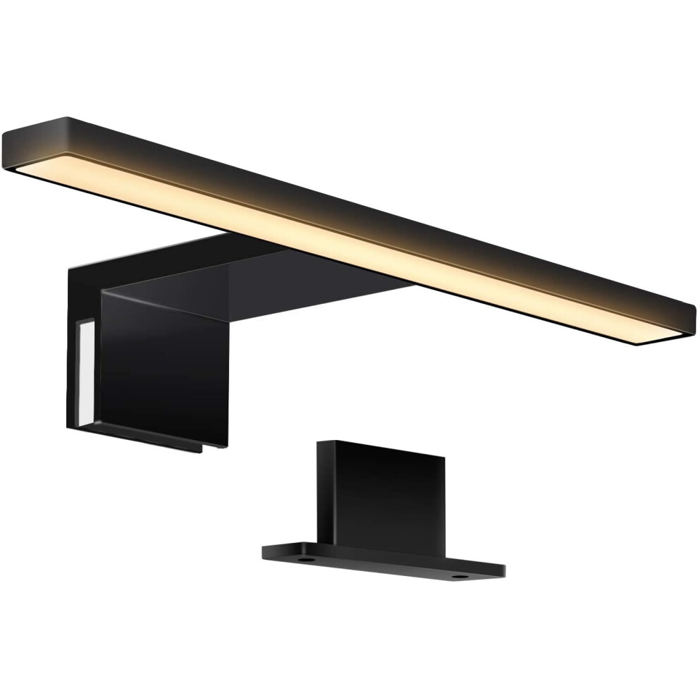 Dimmable LED Bathroom Lighting, Modern Vanity Lights for Bathroom Restroom Mirror- ETL Certified, Black Bathroom Vanity Light with High Brightness