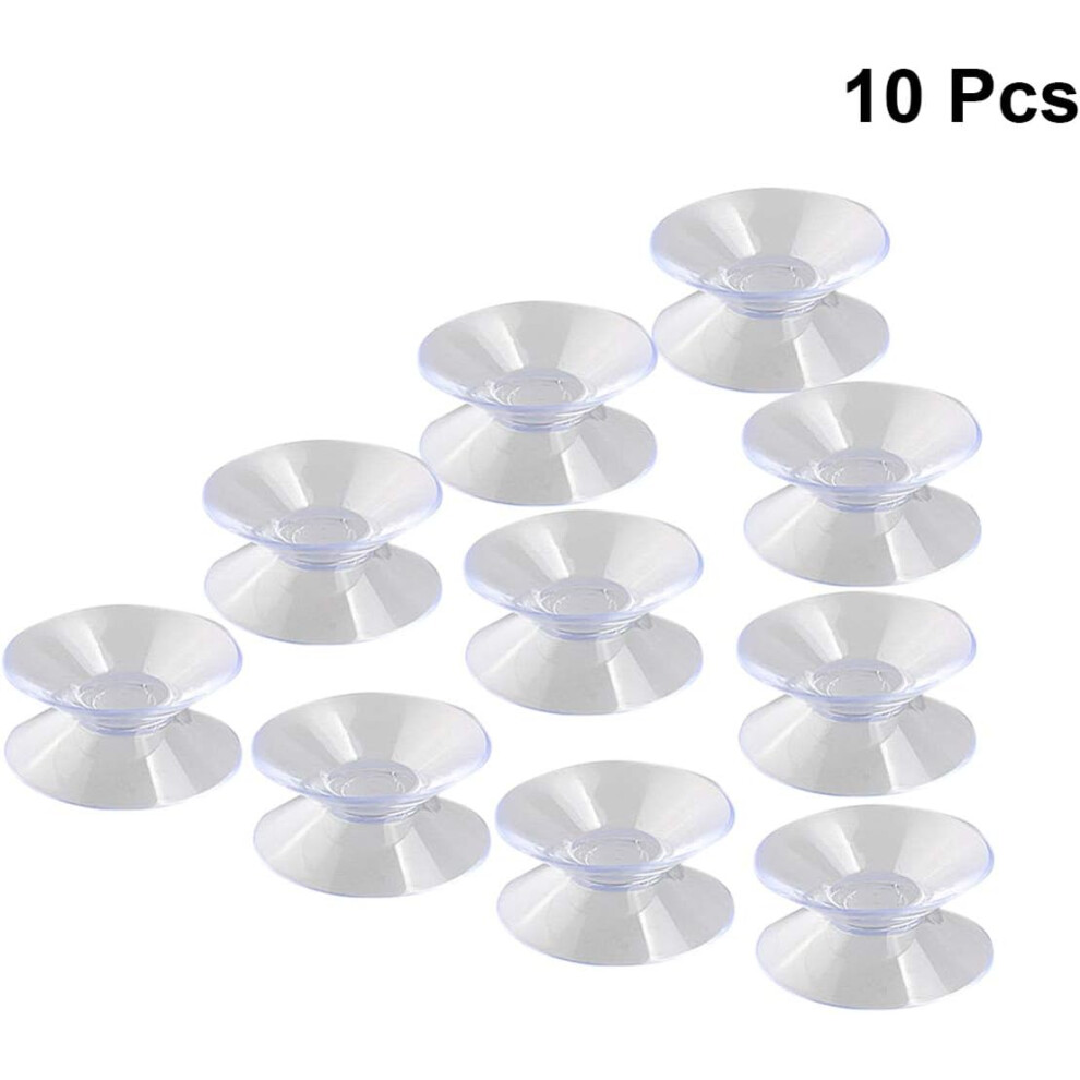 Innovative Double Sided Suction Cups, Perfect Shock Absorb For Glass, Transparent Soft Pvc, Non-Porous Surfaces, Home Decoration And Office Use, 9448196624883