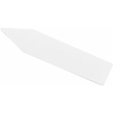 Etichette per piante da giardino robuste e durevoli, marcatori in plastica PVC bianca bifacciali per l'identificazione delle piante, riutilizzabili e