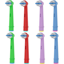 Erstatningshoder for Oral-B elektrisk tannbørste, passer til de fleste Oral-B Braun-børster, indikatorbørstehår for rettidig utskifting, ekstra