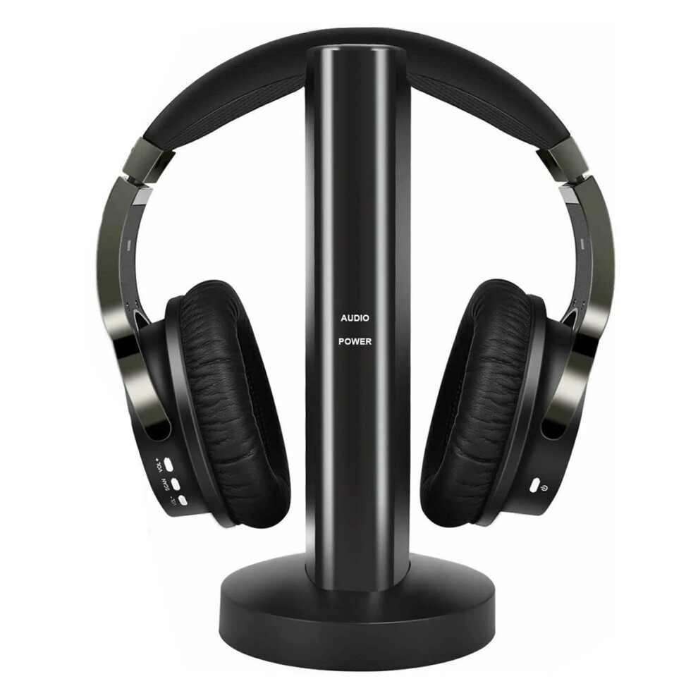 Personal Sound Amplifier Wireless Headphones For Tv Watching, Balance Control, Enhanced Volume, No Delay 2.4G Digital Rf Transmission For Seamless 9448196645918