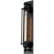 Acryl wandlamp met lichtkoepel, antieke metalen armatuur met laag energieverbruik voor moderne kantoorruimtes.