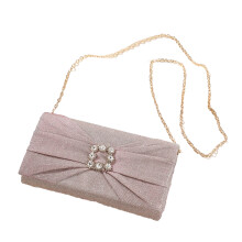 Sac à main tendance pour soirée, pochette de mariée pour-Rose