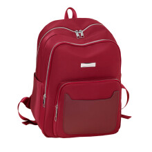 Damesrugzak Trend Nylon Schoudertas Stijlvolle-Rood