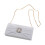 Dames glitter handtas bruiloft feestavondtas luxe-Wit 1
