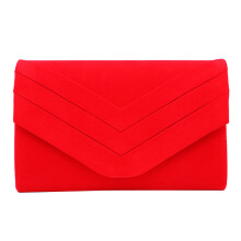 2023 Dame Handtasche Klappe Umschlag Tasche Kupplungen-Rot