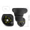 1 Pair Hand Spinner Caster Wheels Smooth Rolling for-W193 black 7