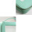 Make-up-Tasche, transparente Kulturbeutel,-Aquagrün 6
