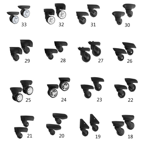 Roulettes de chariot de remplacement, 2 pièces, roue à-W109 2