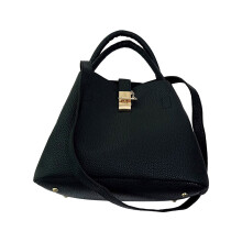 Chique en trendy PU crossbody tas voor dames-Zwart