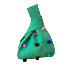 Sac de shopping en forme de boule de couleur, sac de-Vert