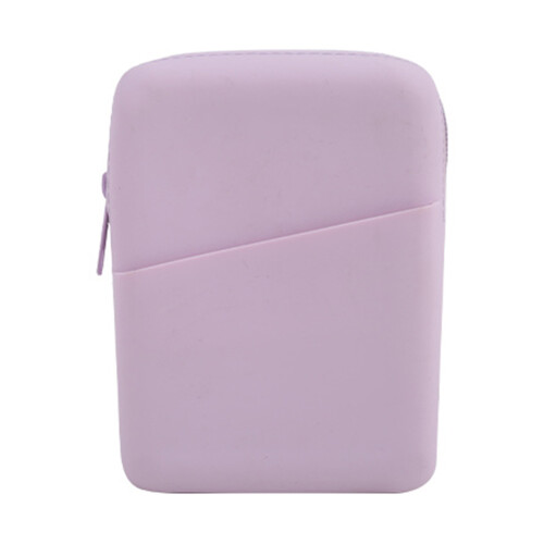 Silicone Water Bottle Sleeve with Adjustable Strap for-Purple