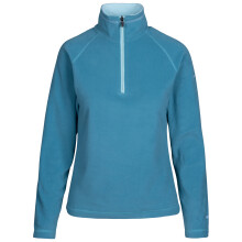 (M, Storm Blue) Trespass Womens Skylar Outdoor Walking 1/2 Zip Pullover Fleece Jumper