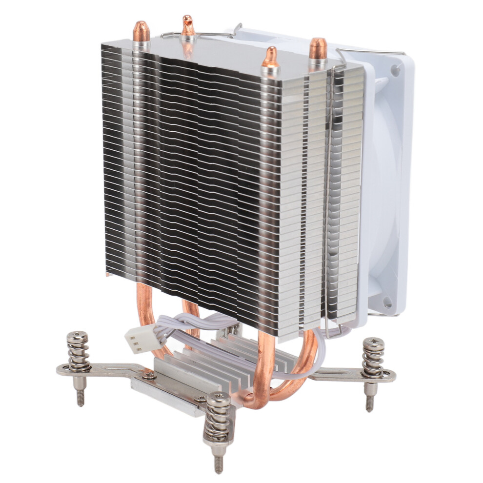 9Cm Cpu-Kã¼Hler 2 Heatpipes Bunte Lichter 7598290009672