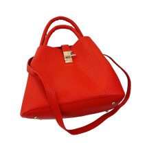 Elegant and Fashionable PU Tote Bag Shoulder Crossbody Bags-Red