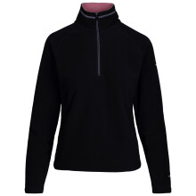 (L, Black Light Mulberry) Trespass Womens Skylar Outdoor Walking 1/2 Zip Pullover Fleece Jumper