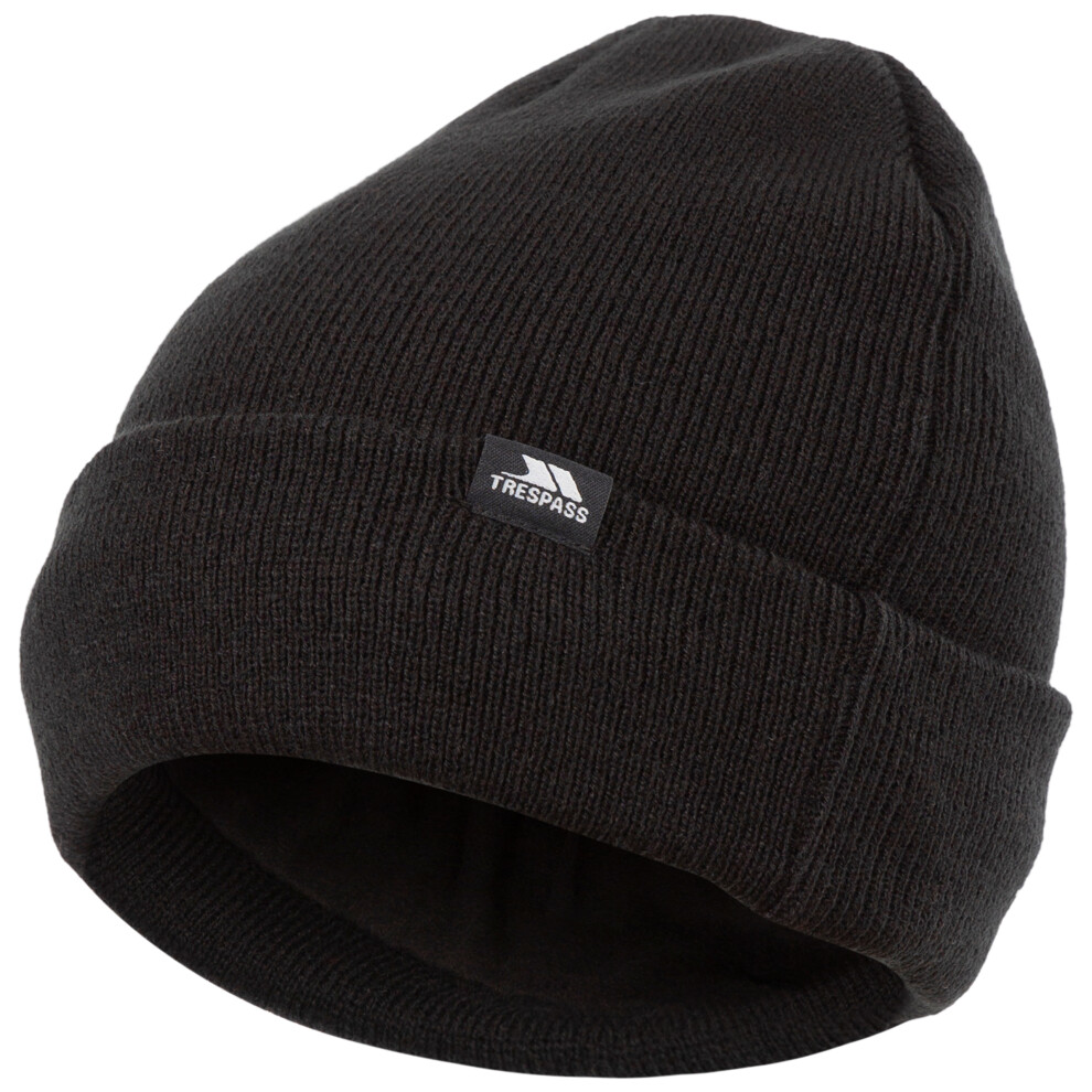 Trespass (One Size, Black) Adults Beanie Hat Thinsulate Littlebrook
