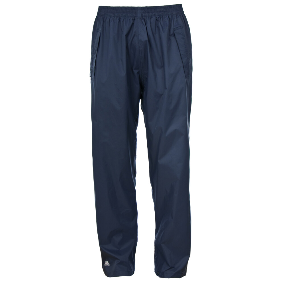 Trespass (Xxs, Dark Navy) Unisex Waterproof Trouser Packaway Qikpac
