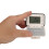 3D Schrittmesser mit Clip - Silber, 75mAh, 62g 3