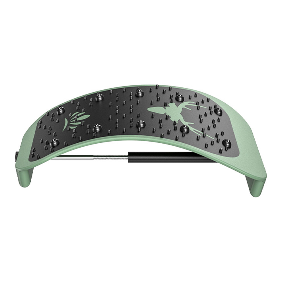 Back Stretcher For Lumbar Support Adjustable Spinal Decompression Device Lower Back Pain Relief Ergonomic Back Cracker With Massage Points Universal U