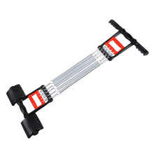 Adjustable Resistance Trainer Portable Muscle Builder Featuring Stainless Steel Springs And 3-In-1 Functionality For Overhead Pull Side Stretch And