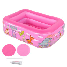 Inflatable Pool Family Swimming Pool Quick And Easy Inflation Weather Resistant Durable PVC Material Ball Pit Indoor Outdoor Use For Kids Adults
