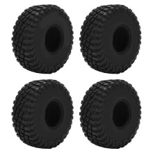 Pneumatici da crawler per auto RC, pneumatici per terreni fangosi con inserti in schiuma, gomma ad alta resistenza all'usura e spugna, leggeri, forte