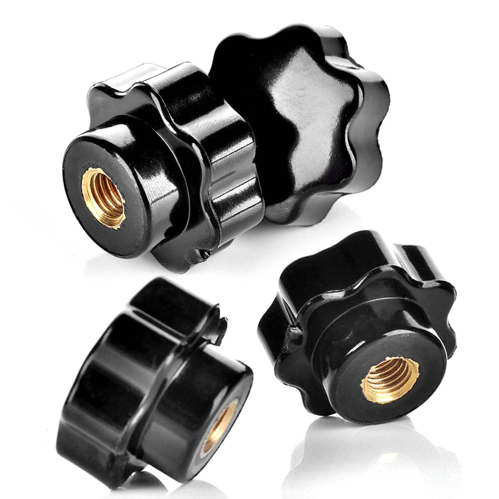 Smooth-Turning Clamping Handle, Ergonomic Design Screw Knobs, Comfort Grip For Instrument Apparatus And Mechanical Equipment (M6) 9169997201591