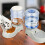 Pet Feeder with Non-Slip Feet, Automatic Pet Feeder Gravity Refill for Easy Storage 3