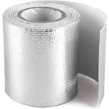 Reflecterende, gealuminiseerde tape, 5M hitteschildbarrière met zelfklevende achterkant, aluminiumfoliecoating voor optimale bescherming tegen