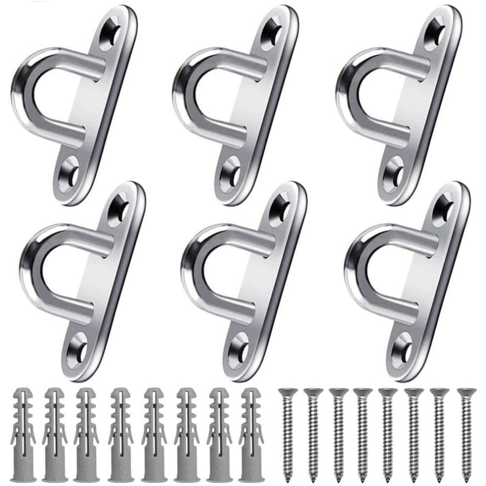 Heavy Duty Snap Hook, Shade Sail Hardware Stainless Steel For Wide Application, Pad Eye Plate Ensures Smooth Surface And Corrosion Resistance, Ideal 9004841721972