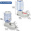 Pet Feeder with Non-Slip Feet, Automatic Pet Feeder Gravity Refill for Easy Storage 2