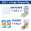 Pet Feeder with Non-Slip Feet, Automatic Pet Feeder Gravity Refill for Easy Storage 4